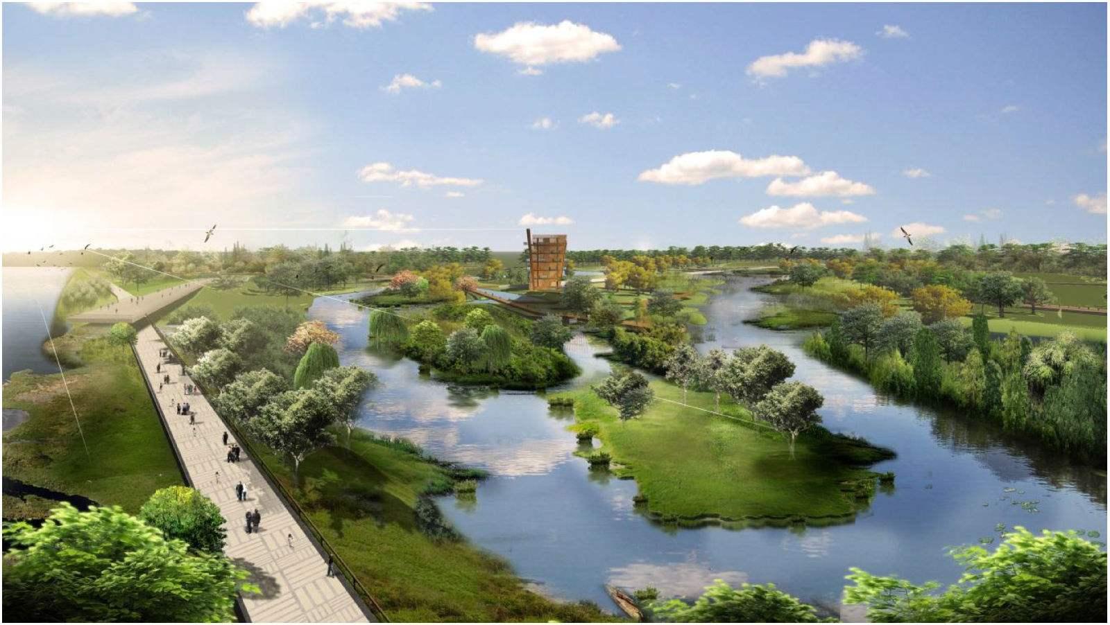 鄭州市賈魯河綜合治理工程西流湖段（中原路－化工路）-建筑、古建工程